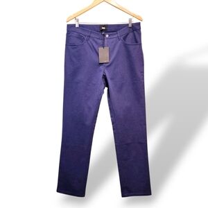 AWAY Mens Dress Pants 34 X 31 Navy Blue NWT Chinos Golf